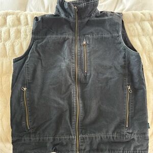Men’s Dark Navy Zip Up Vest - Size XL